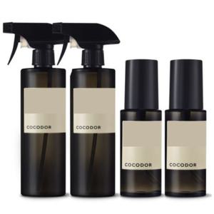 코코도르 섬유 탈취제 베이비파우더 500ml 2P 80ml 2P