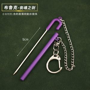 조로검 코스프레칼 9cm 미니 소울 잃어가는 검 킹 브룩 검 키 체인 OP 애니메이션 주변 장치 Zoro 모든 금