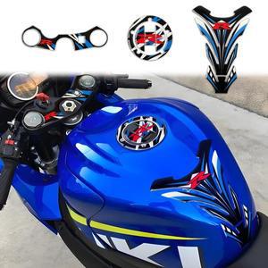 스즈키 GSXR 600 750 1000 K11 K8 K7 야간 반사 용 3D 가스 연료 탱크 패드 보호대 스티커 데칼