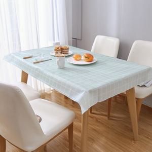 체크패턴 PVC방수식탁매트 식당식탁보 파티룸테이블매트 137x180cm