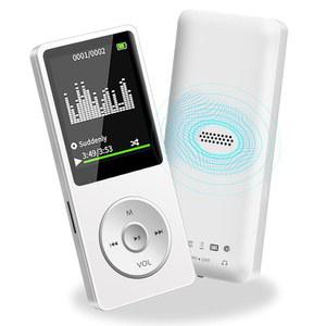블루투스 MP3 플레이어 TF 카드 기능이 FM 슬롯이 휴대용 32GB 뮤직 재생 포함 있는 외장 이어폰 라디오/비디오/셔플 스피커가