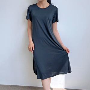 [라일리] Rly 셀리나 가로줄 반팔 원피스 SD-230625  13527883)