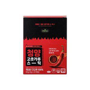 [기타]대풍년 고추이야기 고춧가루 청양스틱 1BOX 80g(4gx20스틱)