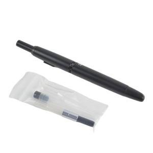 MAJOHN A1 프레스 만년필 개폐식 EF 펜촉 0.4mm 금속 매트 블랙 쓰기 잉크 (학생 선물용 변환기 포함)