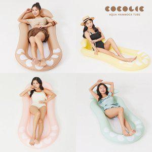 [LSR by ODE](강남점)코코릭 아쿠아 해먹튜브 수영 바캉스 메쉬 그물망 침대 대형 워터해먹 튜브 물놀이...