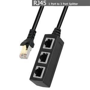 랜케이블 스위치허브 이더넷 랜선 포트 USB RJ45 이더넷 케이블 분배기 네트워크 어댑터 Cat7/6/5e 8P8C 용
