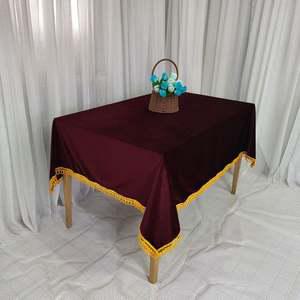 행사용테이블보 벨벳테이블보 벨벳식탁보 185cmx155cm