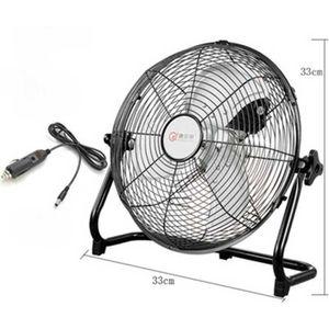 차량용 대형 선풍기 저소음 클립 고정 12V 대형트럭 24V