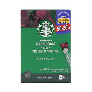 스타벅스 다크 로스트 아메리카노 외 1.1g X 70개입