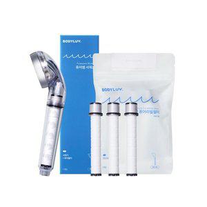 [바디럽][6개월SET] 바디럽 퓨어썸 필터 샤워기 + 퓨어필터 1BOX(3개입)
