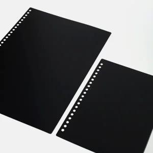 이글바인더 A4 30공 불투명 블랙 PP 표지 1매 / 셀프 제본 북커버 바인더 루즈링 루즈리프 집게링 커버