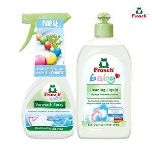 [기타]독일 프로쉬 베이비 2종(젖병세정제+얼룩제거제)