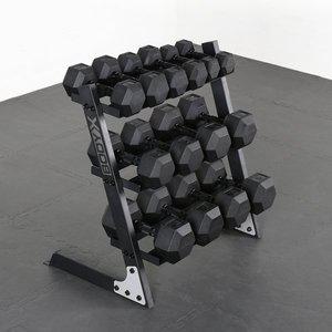 [바디엑스] 트리플 덤벨136kg 정리대 아령 덤벨세트 거치대세트