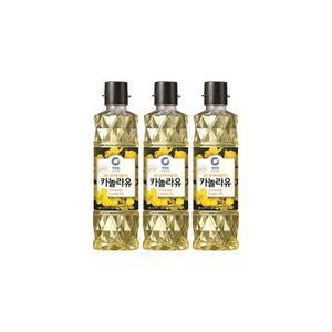 청정원 카놀라유 900ml, 6개 one option