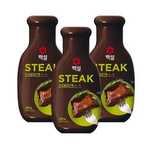 백설 스테이크 소스 255g 3개