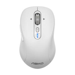 앱코 WM600 저소음 인피니트 휠 무선 블루투스 마우스 화이트