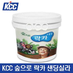 KCC 숲으로 수성 락카 샌딩실라 3.78L (투명)/ 하도