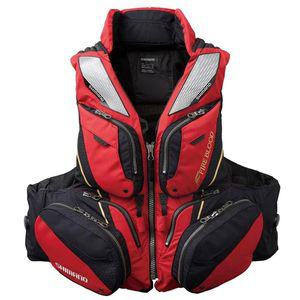 시마노 SHIMANO 리미티드 프로 플로팅 베스트 베개 포함 VF130W 블러드레드 M