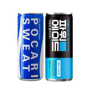 파워에이드 240ml 15캔 + 포카리스웨트 240ml 15캔 1박스 이온음료