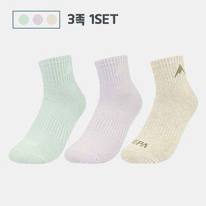 [네파](의정부점)여성 트리플팩 단목양말(3PCS-1SET)-7J28316