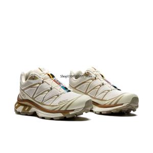 아웃도어 등산화 SALOMON XT-6 레이스업 트렌디한 야외 충격 흡수 미끄럼 방지 내마모성 남성용 및 여성용