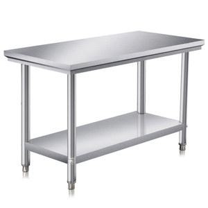 길이100폭60높이80cm(단문형) 테이블 선반 스텐 상부 주방 2단 작업대 부엌 정리
