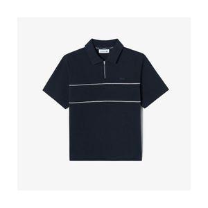 매장정품 라코스테 LACOSTE 여성 반집업 반팔 스웨트 셔츠 [다크네이비] SF323E-54GHDE 1891133