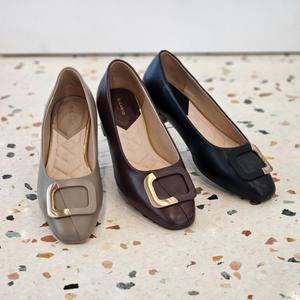 엘칸토공식몰 HC04 여성 장식 포인트 데일리 펌프스  3CM 3종 LCWD12U439