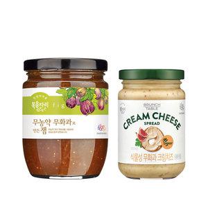 복음자리 무화과 매니아 SET (무농약잼 350g+크림치즈 190g)
