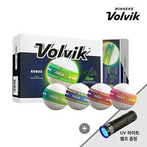 [볼빅][사은품 UV라이트 증정/볼빅 정품] 25년 신상품 엑시아 네온 AXIA NEON 360 골프공 3피스