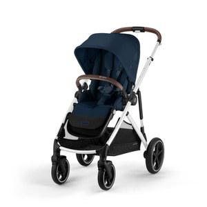 Cybex Gazelle S 유모차 모듈식 이중 유모차, 20가지 이상의 분리 가능한 쇼핑 바구니 , 간편한 보관을 위해 평평하게 접히는 Ocean Blue 28 4파운드 1 0 카운트