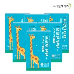 트리밀데이즈 프로틴 탄탄주니어스틱 밀크맛 20g 15포 6박스 성장기 면역 발달