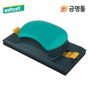 울프크래프트 5890000 샌딩블럭 4각형 샌딩페이퍼포함 마무리작업 사포