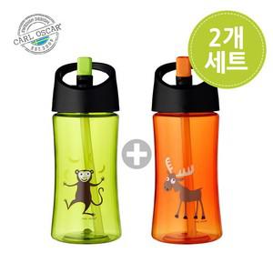()빨대물병 2개세트/유아물병/어린이집물병/유아물통/유치원물통
