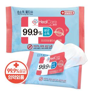 소확행몰 헬케어 소독용 물티슈 10매 낱개