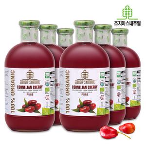 조지아스내추럴 유기농산수유 1,000ml 착즙 진액 X 6병