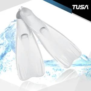 TUSA 투사 롱핀 오리발(UF-0202)화이트 추진력 풀풋핀