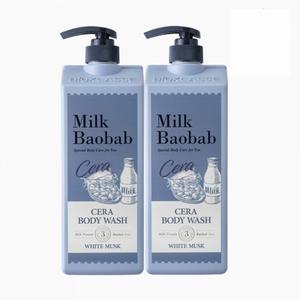 밀크바오밥 세라 바디워시 화이트머스크, 1200ml, 2개