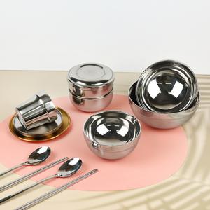 헤킨스 스텐 국 밥 그릇 세트 모음 업소용 식당 가게 급식 단체 가정용 탕기 대접 보온 공기