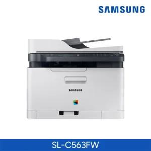 삼성전자 SL-C563FW  컬러 레이저 복합기 팩스 프린터기  토너포함 18매
