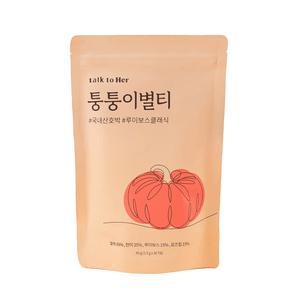 톡투허 호박차 퉁퉁이별티 티백 30개입 x 1팩 루이보스티 호박차 임산부 차 선물