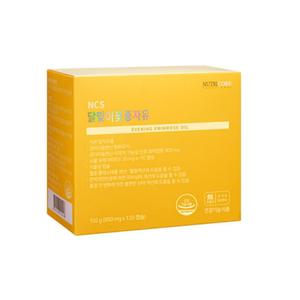 뉴트리코어 달맞이꽃종자유 여성 NCS 개선 피부 콜레스테롤 약1개월분 DJ