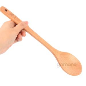 고모네샵 대형 나무 스푼 볶음용수저 긴나무수저