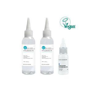 글로우몬스터 액티바 글리세릴글루코사이드 솔루션 30ml 1개 + 3Kda 올리고 히알루론산 2원액 100ml 2개