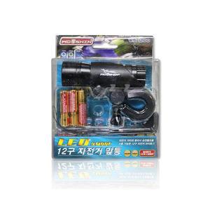 [ME99K407_53D1]IS 운동 LED 자전거 앞등 12구