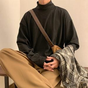 [모로엠] 남성 박스핏하프목폴라 목티 레이어드 폴라티 DMS-KN-Q4266095