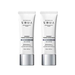 태극제약 도미나스 선크림 피그먼트 트라넥삼산 토닝 선스크린 40ml 2개