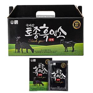 TV홈쇼핑 국내산 토종 흑염소 진액 70ml 30포 엑기스 즙 부모님 설날 추석 명절 어버이날 효도 선물