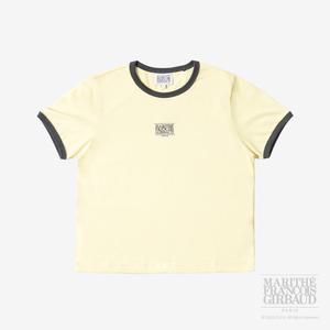 [마리떼 프랑소와 저버] W CLASSIC LOGO RINGER TEE (YELLOW)