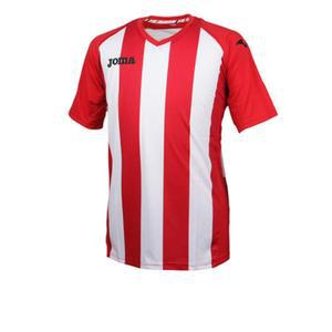 JOMA 스트라이프 축구 상의 반팔 PISA 12 팀 유니폼세트 축구티셔츠 간편한운동 패션의류잡화 트레이닝상의